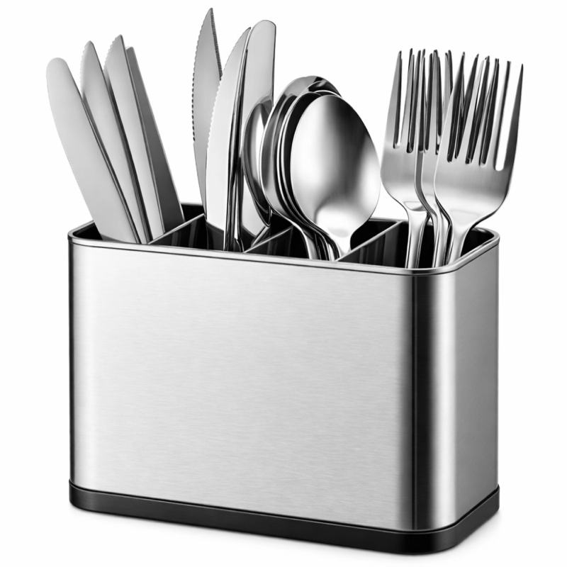 Escorredor Porta Talheres Inox
